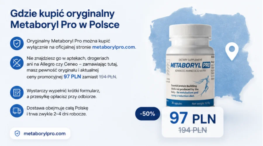 Metaboryl Pro – oryginalny produkt na oficjalnej stronie w Polsce
