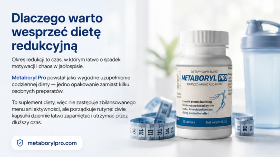 Metaboryl Pro – wsparcie w trakcie diety redukcyjnej